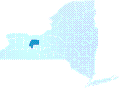 County outline map
